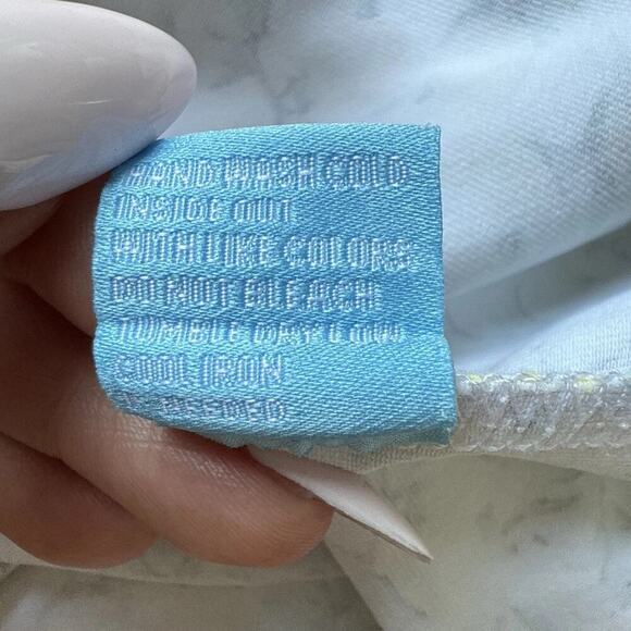 J McLaughlin Yanna Dress Catalina Cloth Lemon Print Half Zip Small Preppy Tennis - Picture 8 of 10